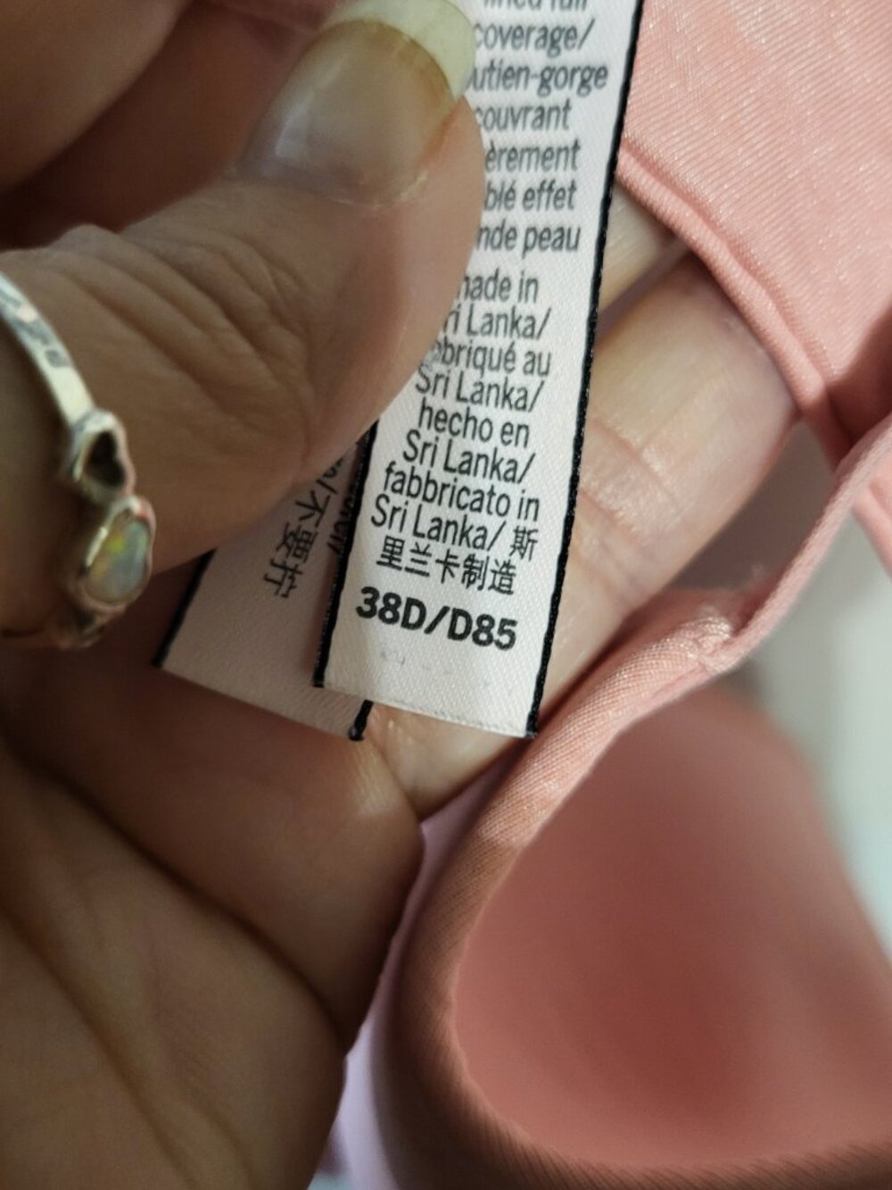 VICTORIAS SECRET PINK DEMI BRA SIZE 38D - Picture 5 of 5